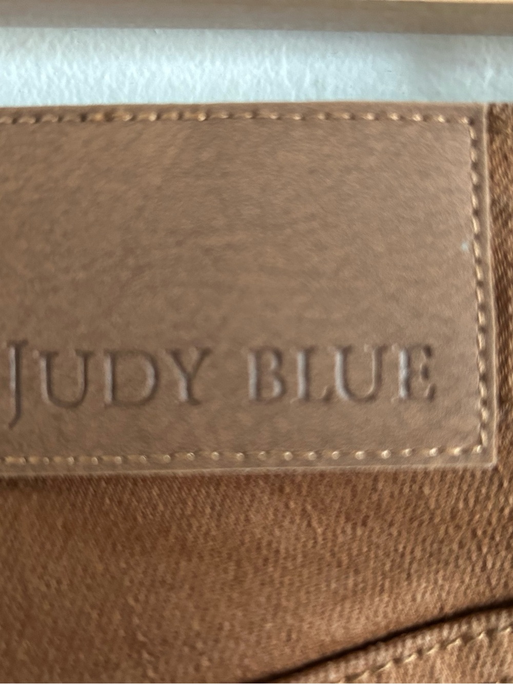 Judy Blue women’s wide-Leg Jeans in Rust Brown - Picture 3 of 7